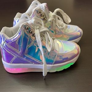 YRU light up sneakers, worn twice